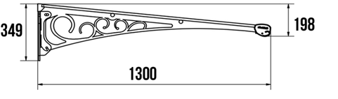 Mensola Ibisco